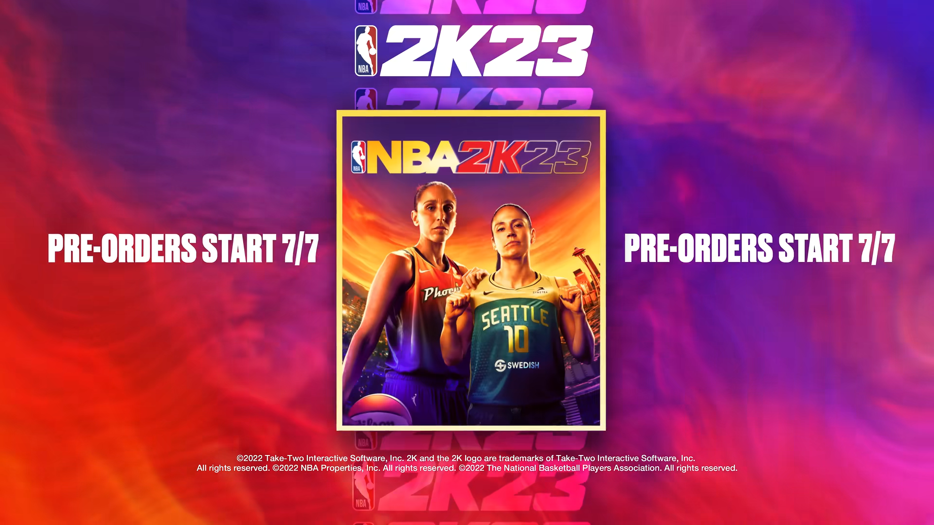 NBA2K23女篮宣传视频公布 NBA2K23女篮WNBA封面球星