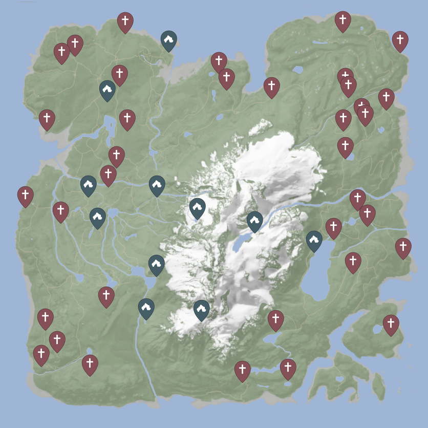 森林之子地图大全一览 最新道具位置和资源点