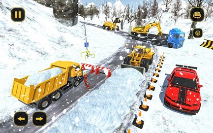 雪地货车模拟运输游戏