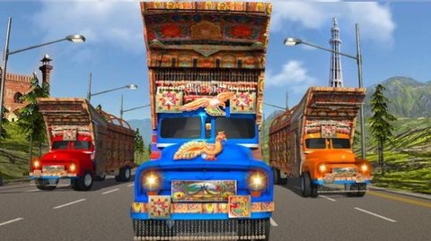 美国卡车驾驶学校越野运输游戏