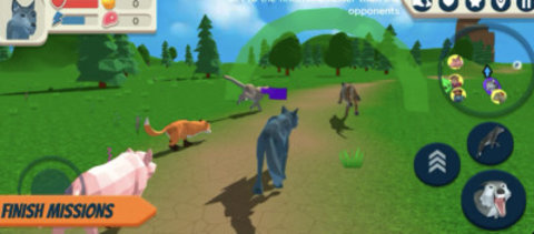 狼模拟器野生动物游戏