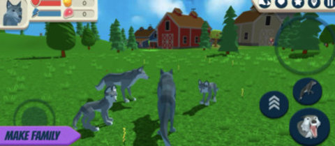 狼模拟器野生动物游戏