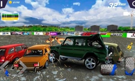 汽车碰撞测试模拟器游戏