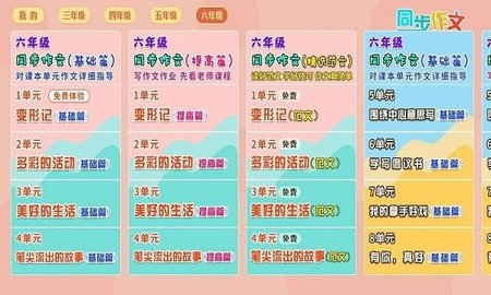 小学同步作文APP