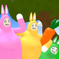超级爆笑兔子人双人手机版