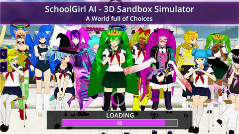 SchoolGirl AI 3D Multiplayer Sandbox Simulator手游