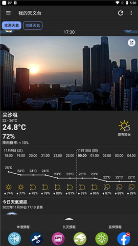 我的天文台香港天气