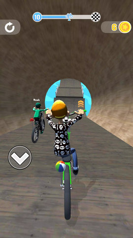 骑自行车的挑战3D游戏
