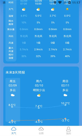 中文天气在线App
