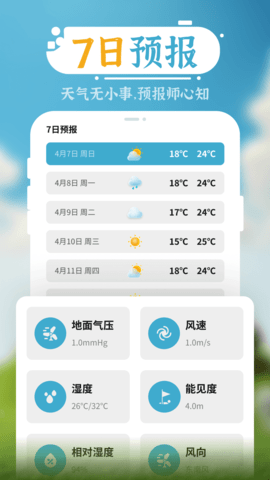 朝拾美好天气App