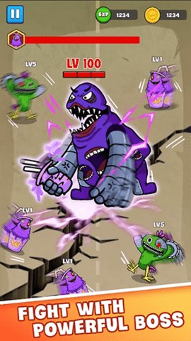 恐怖进化紫色怪物最新版