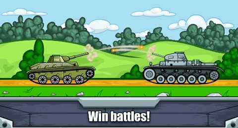 坦克2D战争与英雄手游
