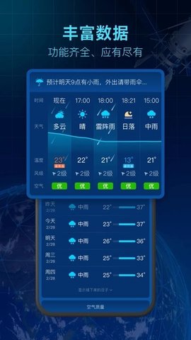 5G卫星天气预报软件